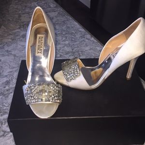 Badgkey Mischka evening shoes